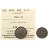 Image 1 : 1870 10¢ "Wide 0" ICCS Choice Fine-15