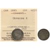 Image 1 : 1885 10¢ "Obv.4 ICCS Very Fine-20