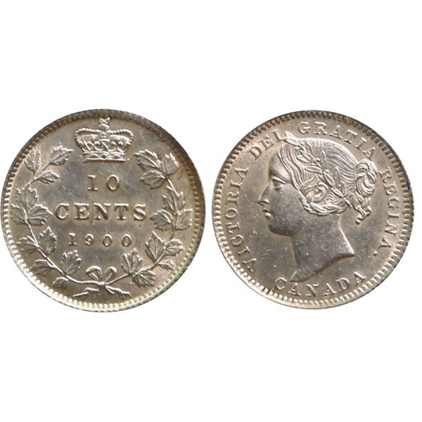 1900 10¢ ICCS Choice About Uncirculated-58