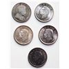 Image 1 : 1909 10¢ Brd Lvs VG, 1940, 1946(2) & 1947 UNC to BU dimes.  Lot of 5 pcs.