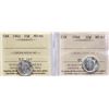 Image 1 : 1942 10¢ Choice Mint State-64 & 1946 Choice Mint State-63.  Lot of 2 coins.