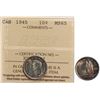 Image 1 : 1945 10¢ ICCS Gem Mint State-65 Highly lustrous with light toning on both sides.