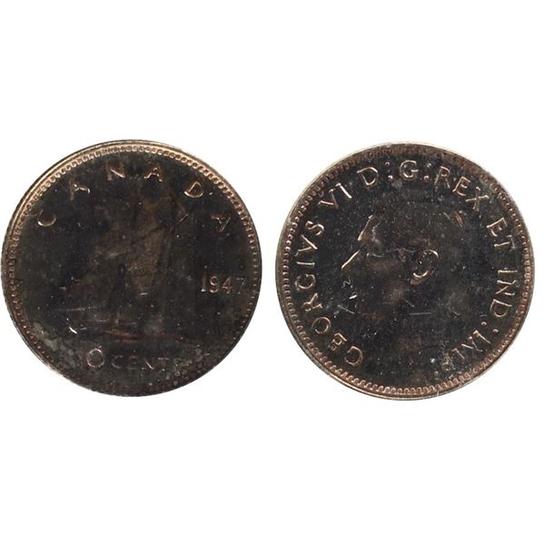 1947 10¢ "Maple Leaf" ICCS Choice SPECIMEN-64