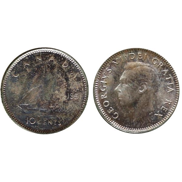 1951 10¢  ICCS Choice Mint State-64