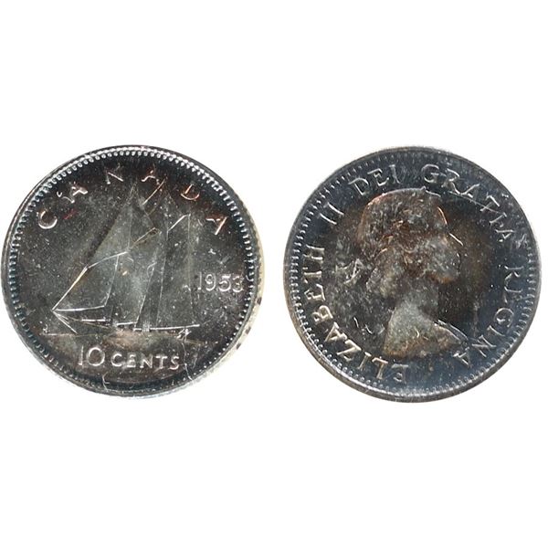 1953 10¢ "NSF" ICCS Superb Gem Mint State-66