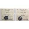 Image 1 : 1955 10¢, 1966. Both coins ICCS Superb Gem Proof-Like-66 Cameo