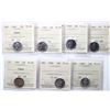 Image 1 : 1960 10¢ "Cameo" (2) ICCS Choice Proof-Like-64, 1960 (5) ICCS Gem Proof-Like-65