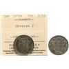 Image 1 : 1872H 25¢ "Obv.2" ICCS About Uncirculated-50