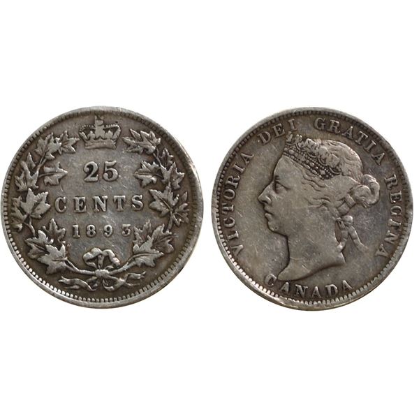 1883H 25¢ ICCS Fine-12