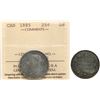 Image 1 : 1885 25¢ ICCS Good-6 Key date.