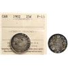 Image 1 : 1902 25¢ ICCS Choice Fine-15