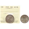 Image 1 : 1918 25¢ ICCS Choice About Uncirculated-58