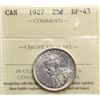 Image 2 : 1927 25¢ ICCS Choice Extra Fine-45