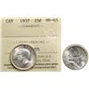 Image 1 : 1937 25¢ ICCS Gem Mint State-65