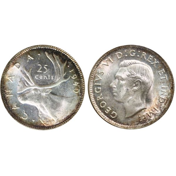 1940 25¢ ICCS Gem Mint State-65