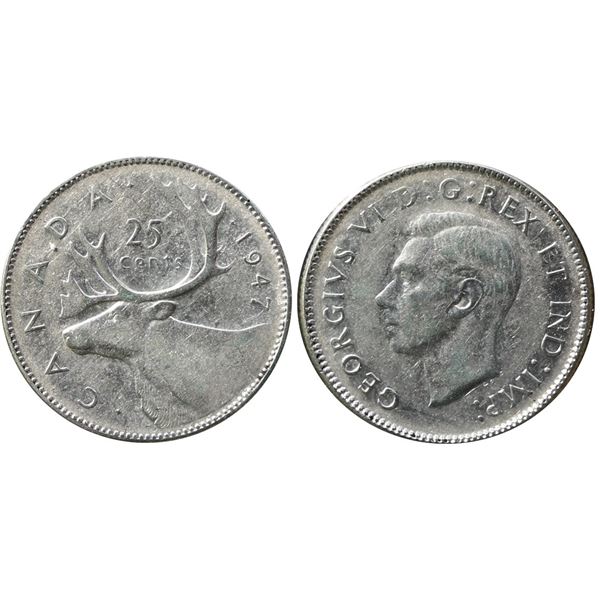 1947 25¢ "Dot" F-VF or better.