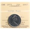 Image 2 : 1973 25¢ "Large Bust" ICCS Superb Gem SPECIMEN-67