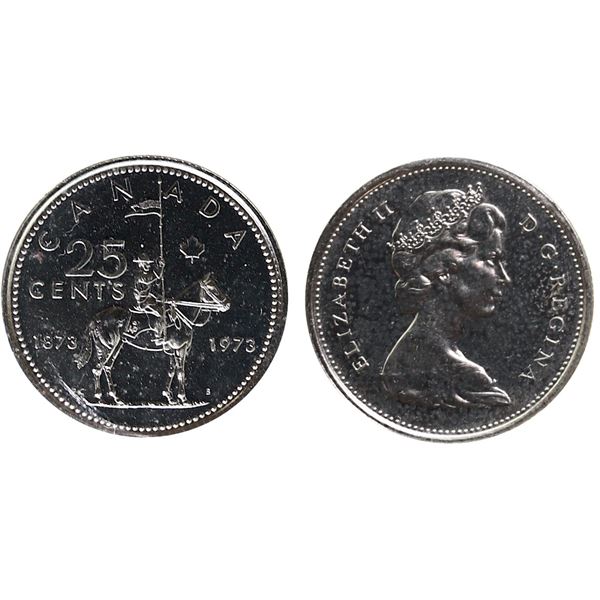 1973 25¢ "Large Bust" ICCS Superb Gem SPECIMEN-66