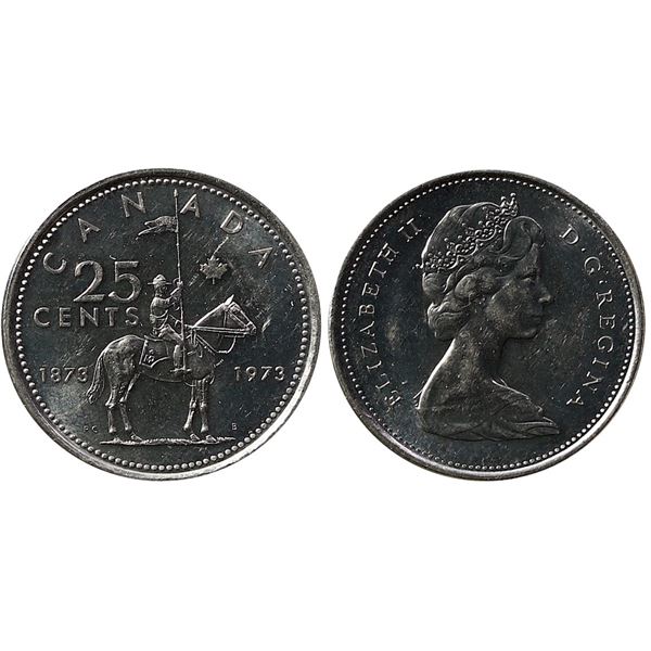 1973 25¢ "Large Bust" Nice AU-UNC or better.