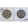 Image 1 : 1870 50¢ "LCW", 1881H Both coins VG.