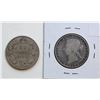 Image 2 : 1870 50¢ "LCW", 1881H Both coins VG.