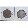 Image 2 : 1872H 50¢, 1881H Both coins VG or better.