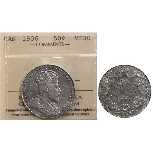 1906 50¢ ICCS Choice Very Fine-30