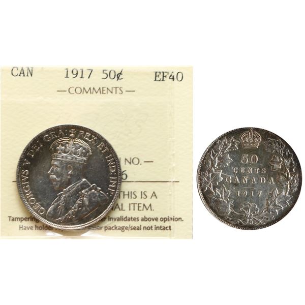 1917 50¢ ICCS Extra Fine-40