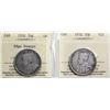 Image 1 : 1932 50¢ (2) ICCS Good-6 & Very Good-8 with Edge Damage