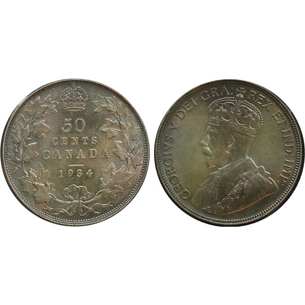 1934 50¢ EF "Whizzed"