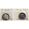 Image 1 : 1937 50¢, 1939. Both coins ICCS Choice Mint State-63