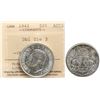 Image 1 : 1943 50¢ "Dbl Die 3" ICCS Choice About Uncirculated-55 Brilliant and lustrous.