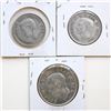 Image 2 : 1946 50¢, 1949, 1952 $1 "NWL" Lot of 3 coins  Fine to AU.