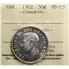 Image 2 : 1952 50¢ ICCS Gem Mint State-65