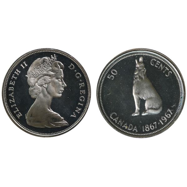 1967 50¢ ICCS Superb Gem Proof-Like-67 Ultra Heavy Cameo
