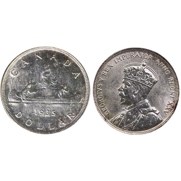 1935 $1 ICCS Gem Mint State-65