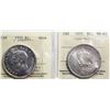 Image 1 : 1935 $1 ICCS Gem Mint State-65, 1937 ICCS Choice Mint State-64