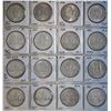 Image 1 : 1935 $1 to 1966.  Lot of 16 coins EF to UNC.