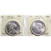 Image 1 : 1935 $1, 1937 ICCS Choice Mint State-64