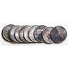 Image 1 : 1939-1958 $1, Lot of 10 Silver dollars VF or better.