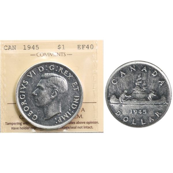 1945 $1 "5/5" ICCS Extra Fine-40