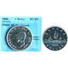 Image 1 : 1945 $1 "Dbl HP, 5/5" CCCS About Uncirculated-50 Cleaned