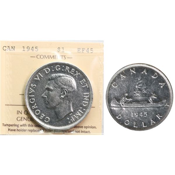 1945 $1 ICCS Choice Extra Fine-45