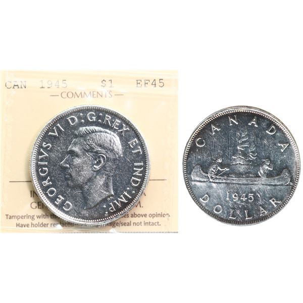 1945 $1 ICCS Choice Extra Fine-45
