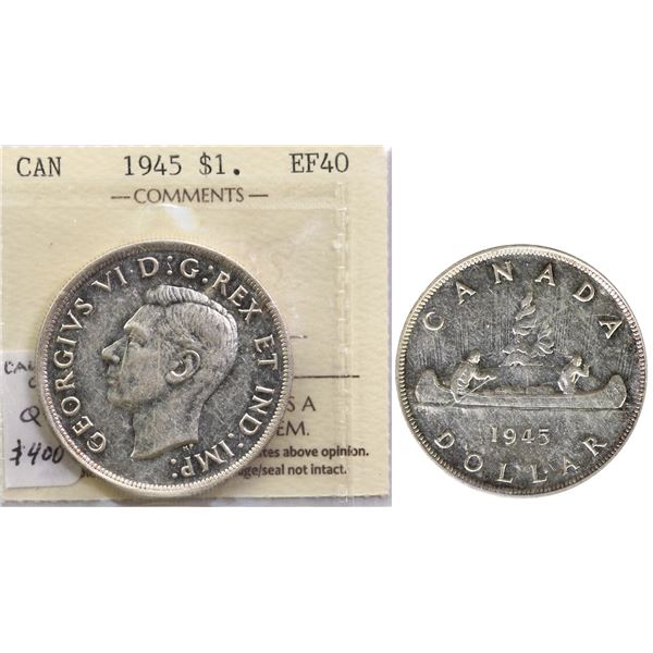 1945 $1 ICCS Extra Fine-40