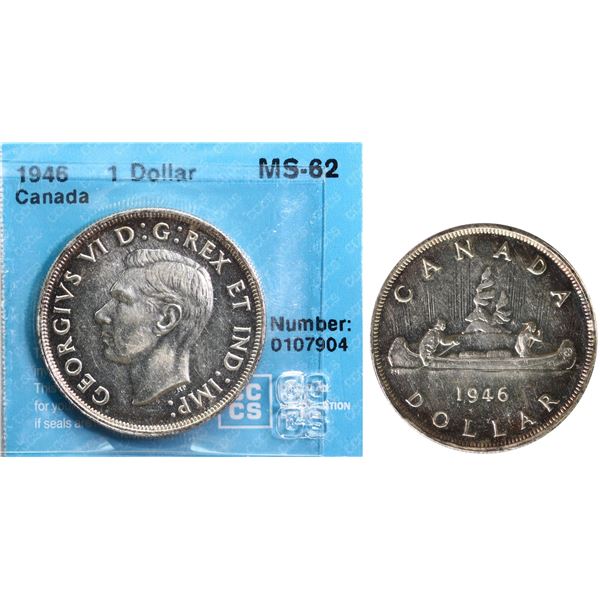 1946 $1 CCCS Choice Mint State-62