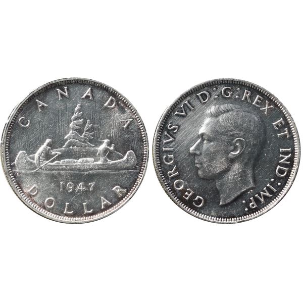 1947 $1 "Blunt" AU-UNC or better.