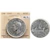 Image 1 : 1947 $1 "Maple Leaf" ICCS Choice Extra Fine-45