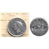 Image 1 : 1947 $1 "Maple Leaf" ICCS Choice Extra Fine-45, scratches.