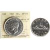 Image 1 : 1947 $1 "Maple Leaf, Double HP" ICCS Extra Fine-40